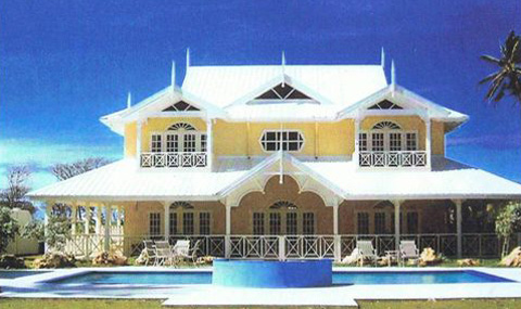 tropical dream house