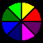 Spinning Color Wheel