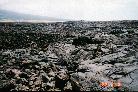 Lava flows at Puna