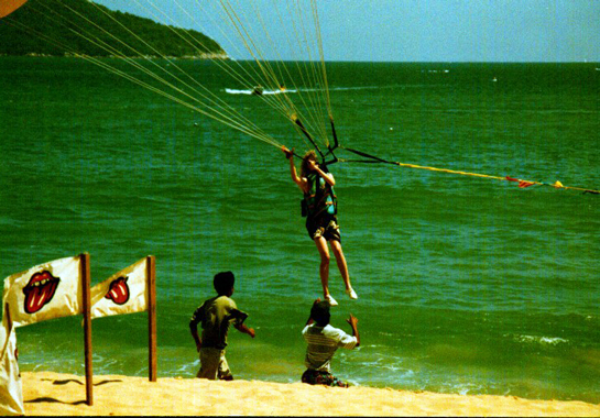 parasailing