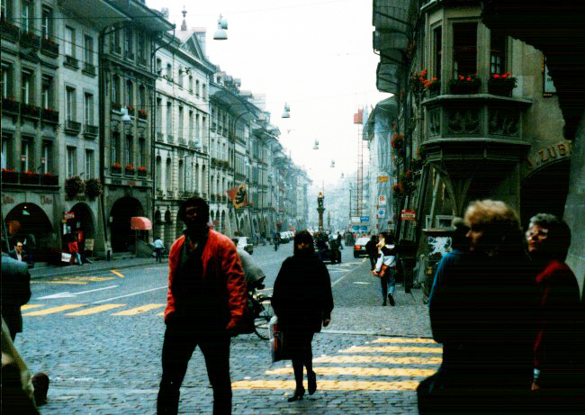 Shopping in Bern avec Mme. Peak